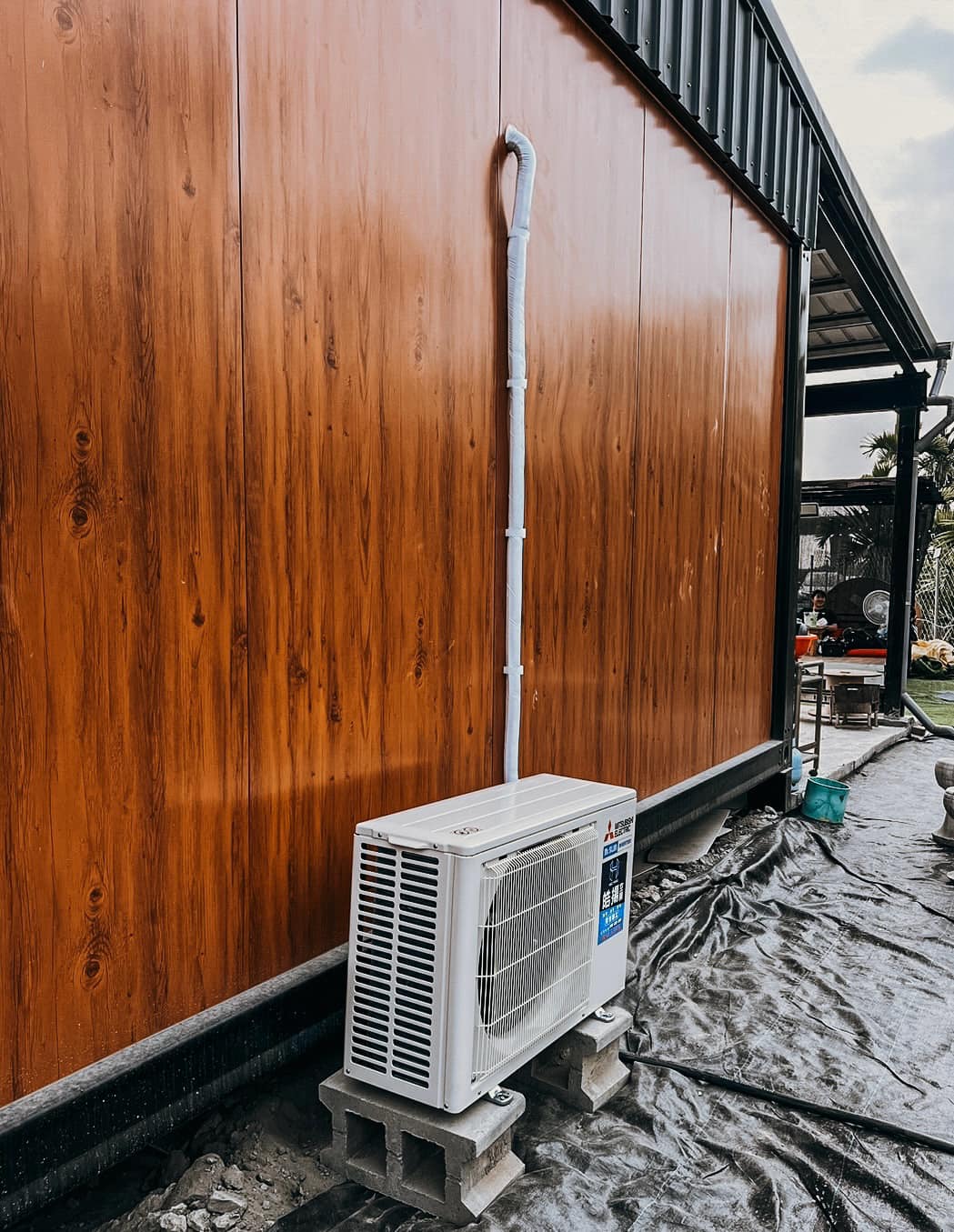 [皓揚空調案例]潮州組合屋-三菱電機新機安裝的第2張圖片